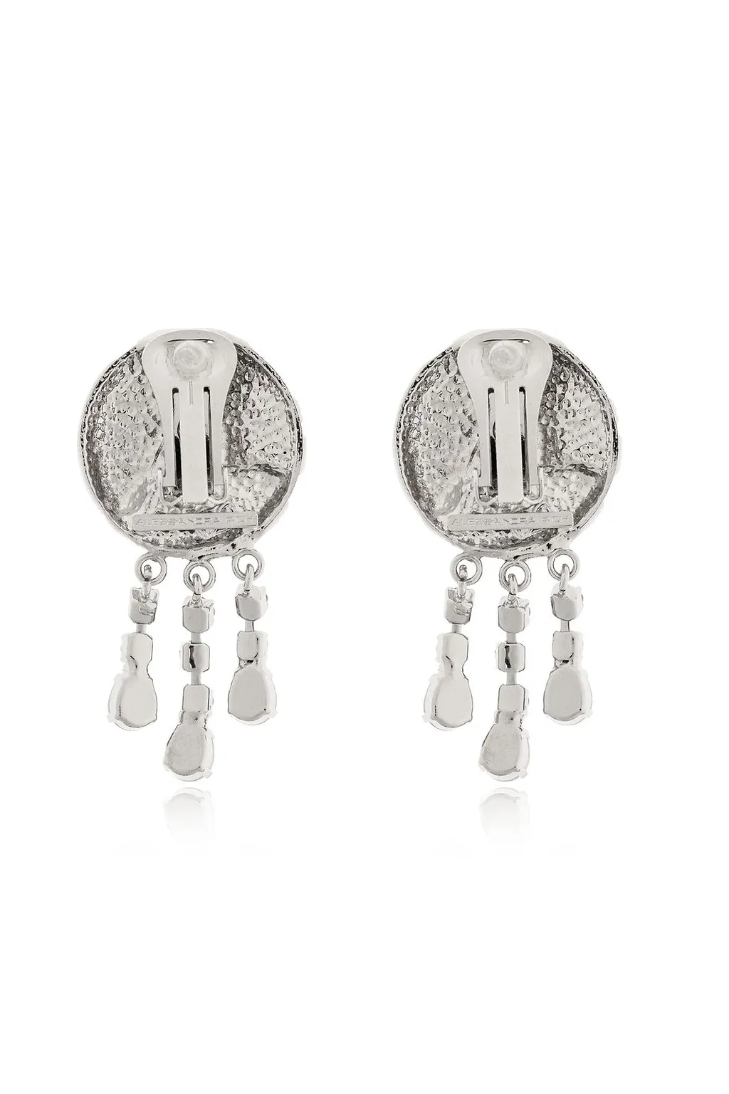 Alessandra Rich Embellished Clip On Earrings