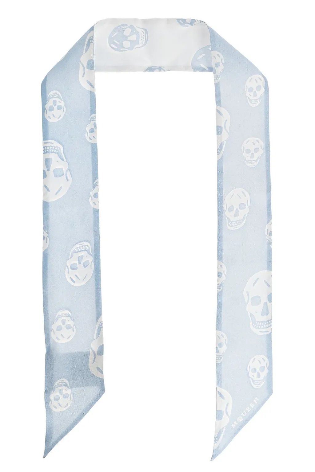 Alexander Mcqueen Ribbon Skull Scarf
