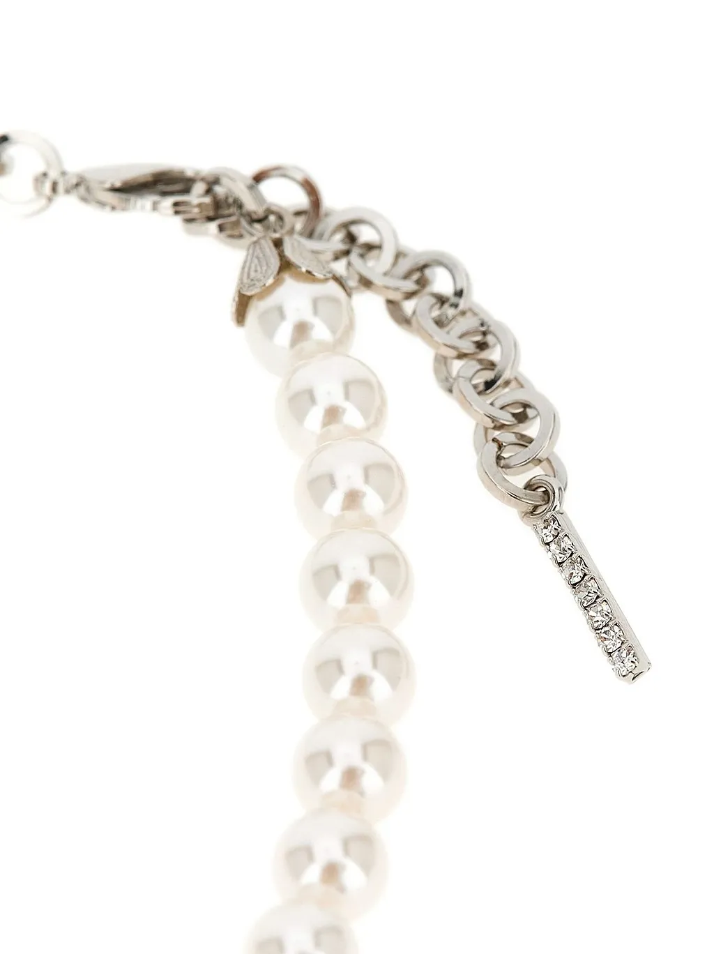 Alessandra Rich Embellished Heart-Shaped Necklace