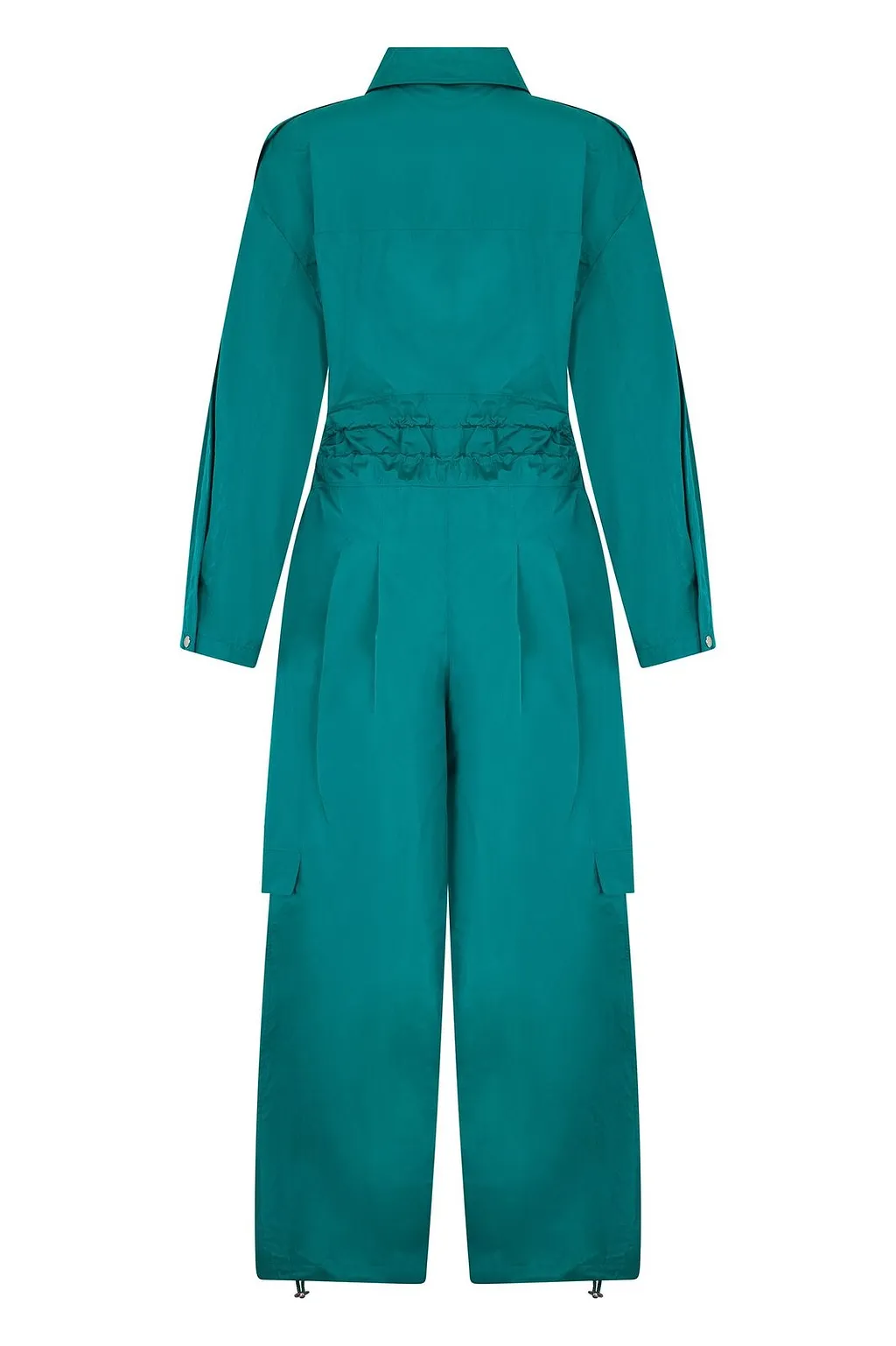 Alberta Ferretti Utility Belted Jumpsuit