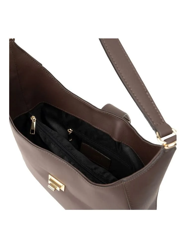 Alberta Ferretti Turn-Lock Tote Bag