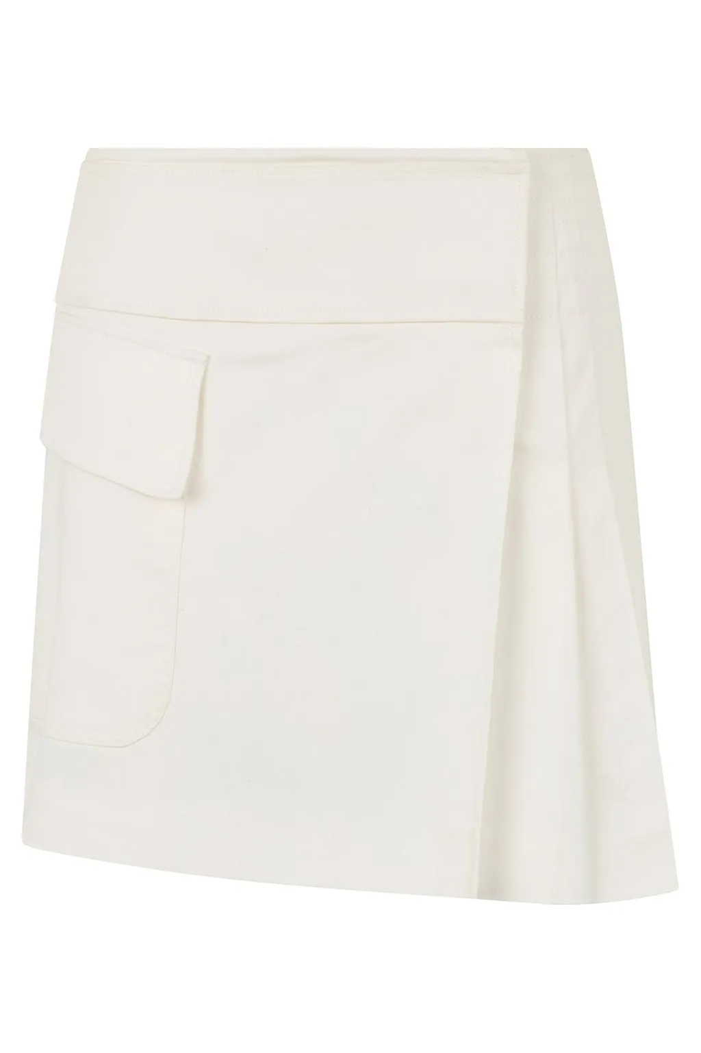 Alberta Ferretti Utility Wrap Mini Skirt