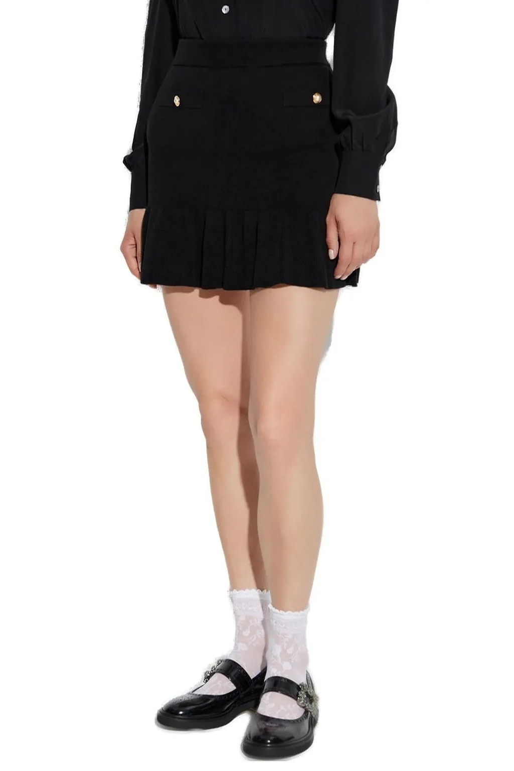 Alessandra Rich Flared Mini Skirt