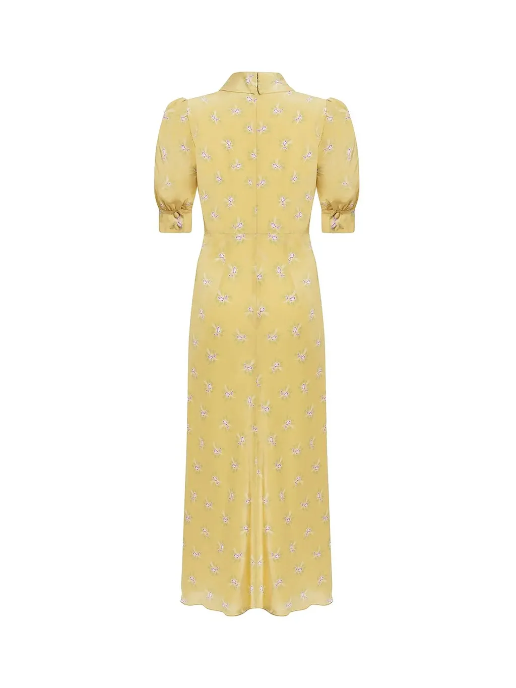 Alessandra Rich Floral Button-Front Dress