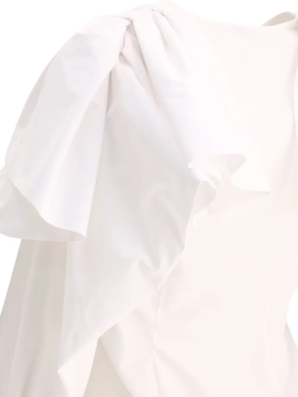 Alexander Mcqueen Ruffled V-Neck Shirt