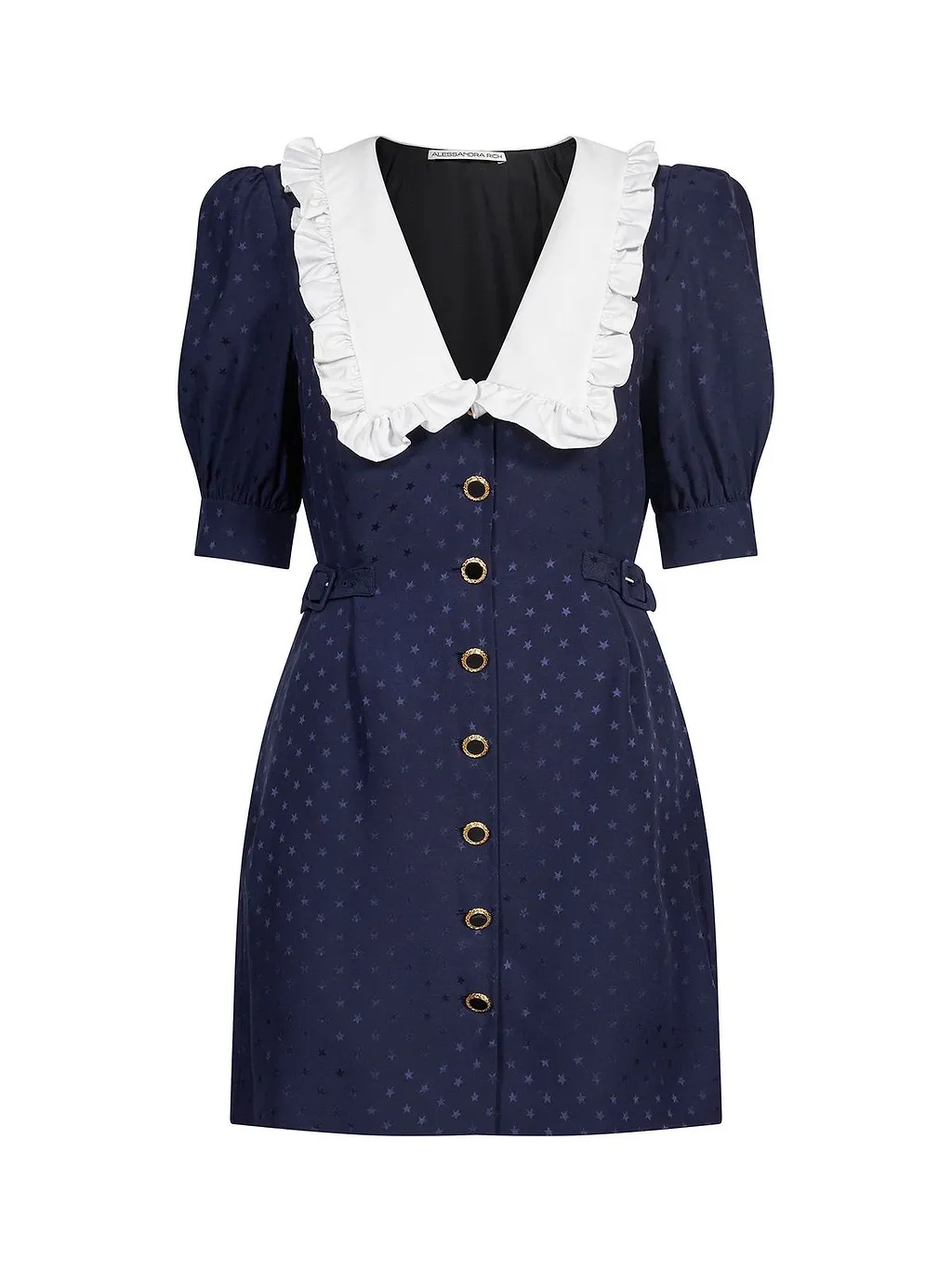 Alessandra Rich Jacquard Mini Dress