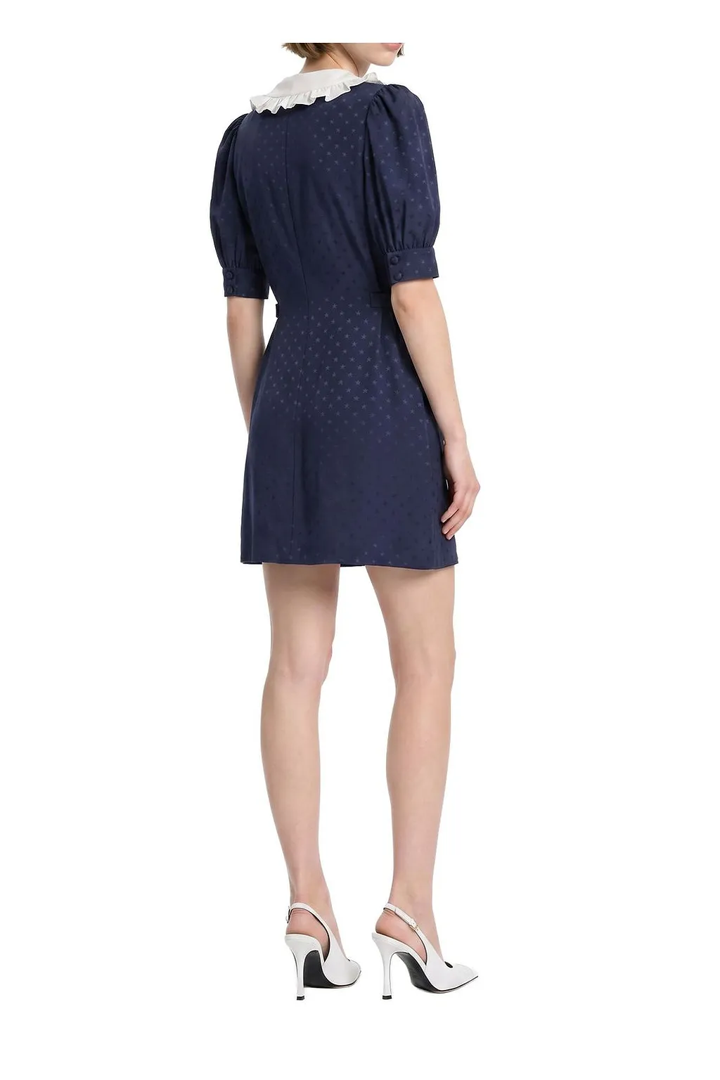 Alessandra Rich Jacquard Mini Dress