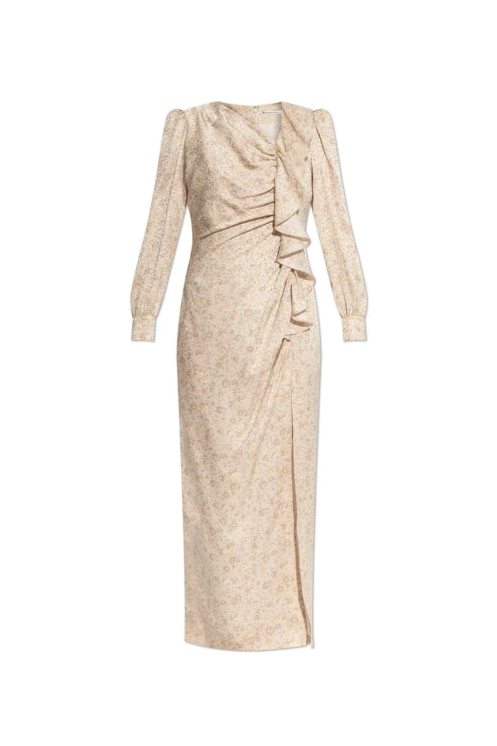 Alessandra Rich Jacquard Draped Dress
