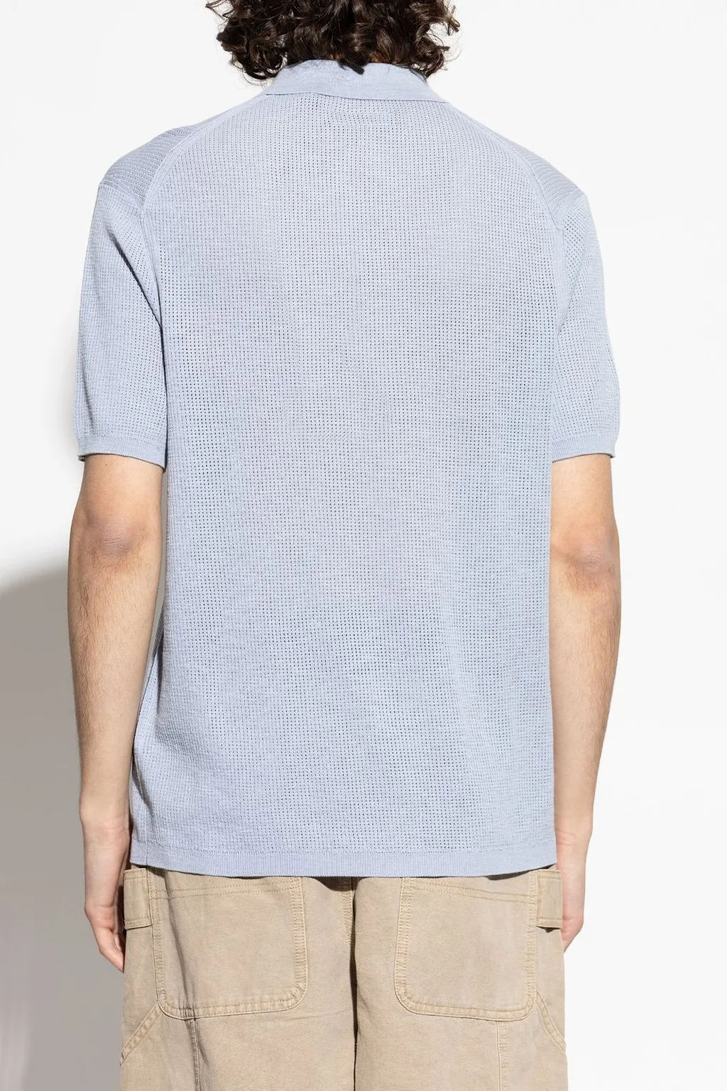Allsaints Aubrey Textured Polo Shirt