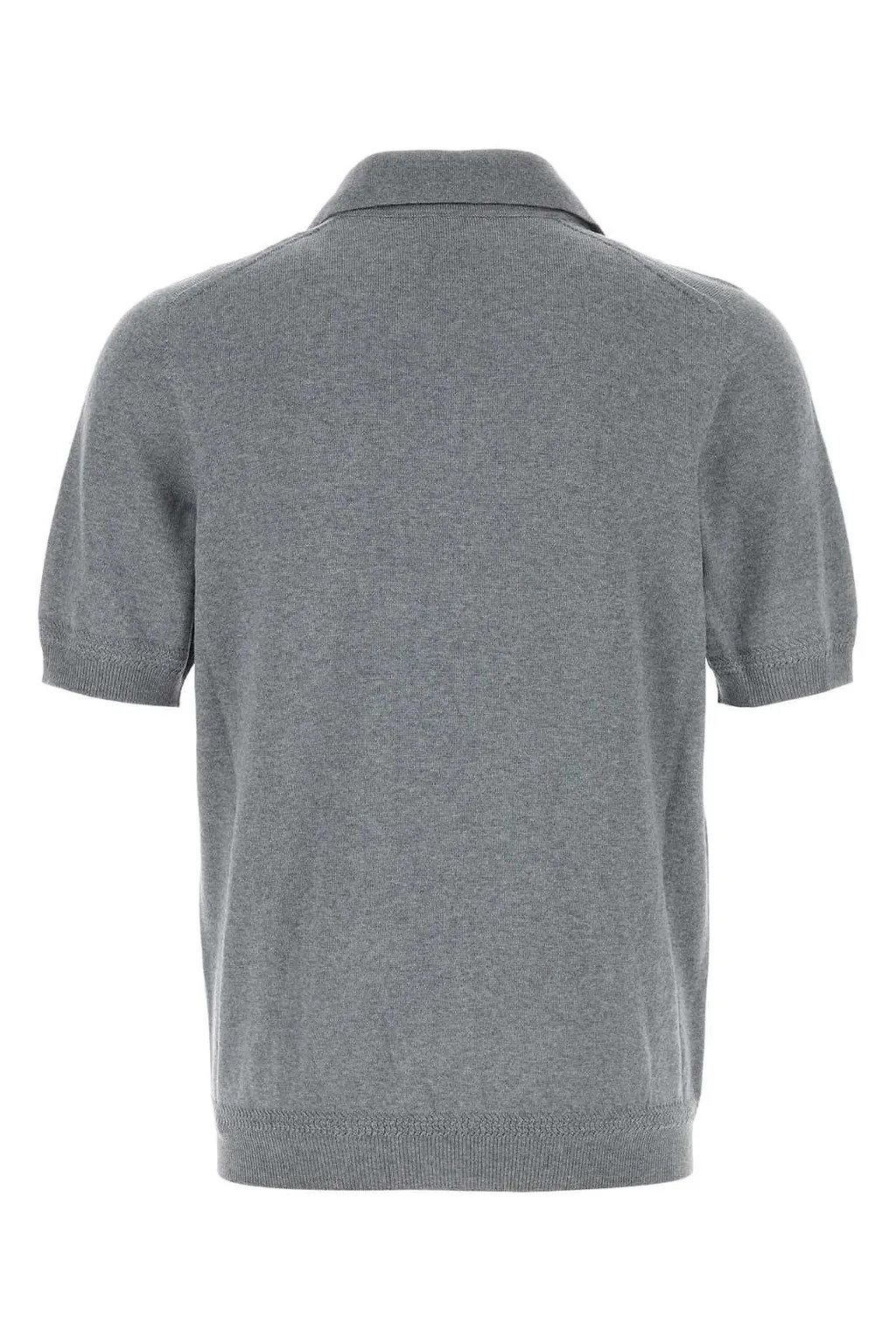 Alexander Mcqueen Short-Sleeve Knit Polo Shirt