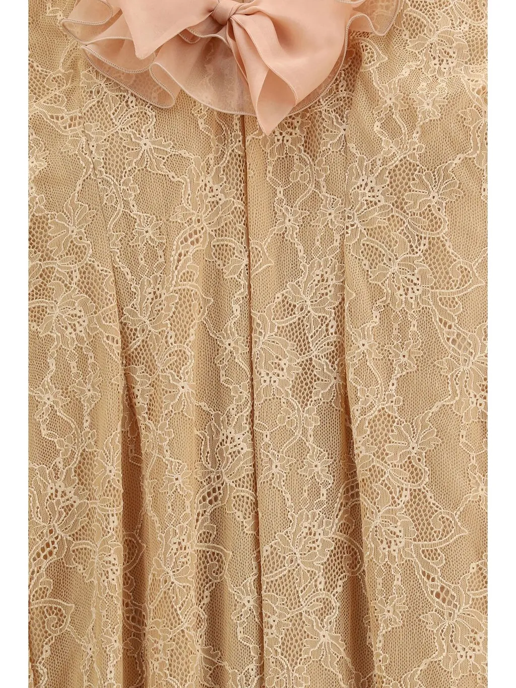 Alessandra Rich Long Sleeved Ruffled Midi Dress