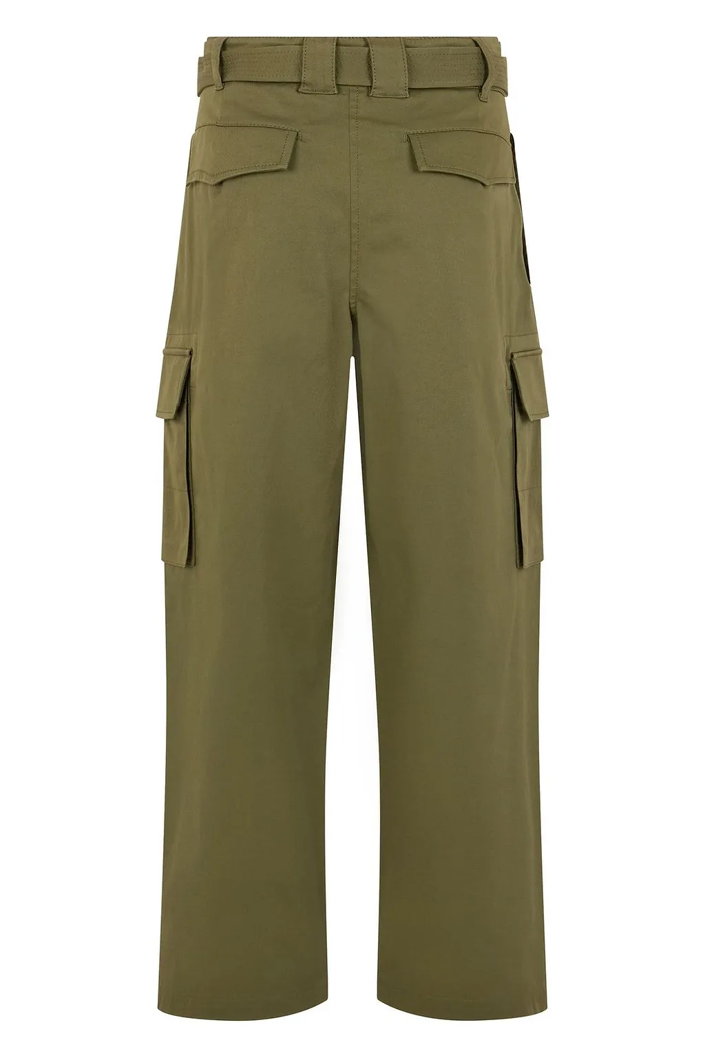 Alberta Ferretti Wide-Leg Cargo Pants