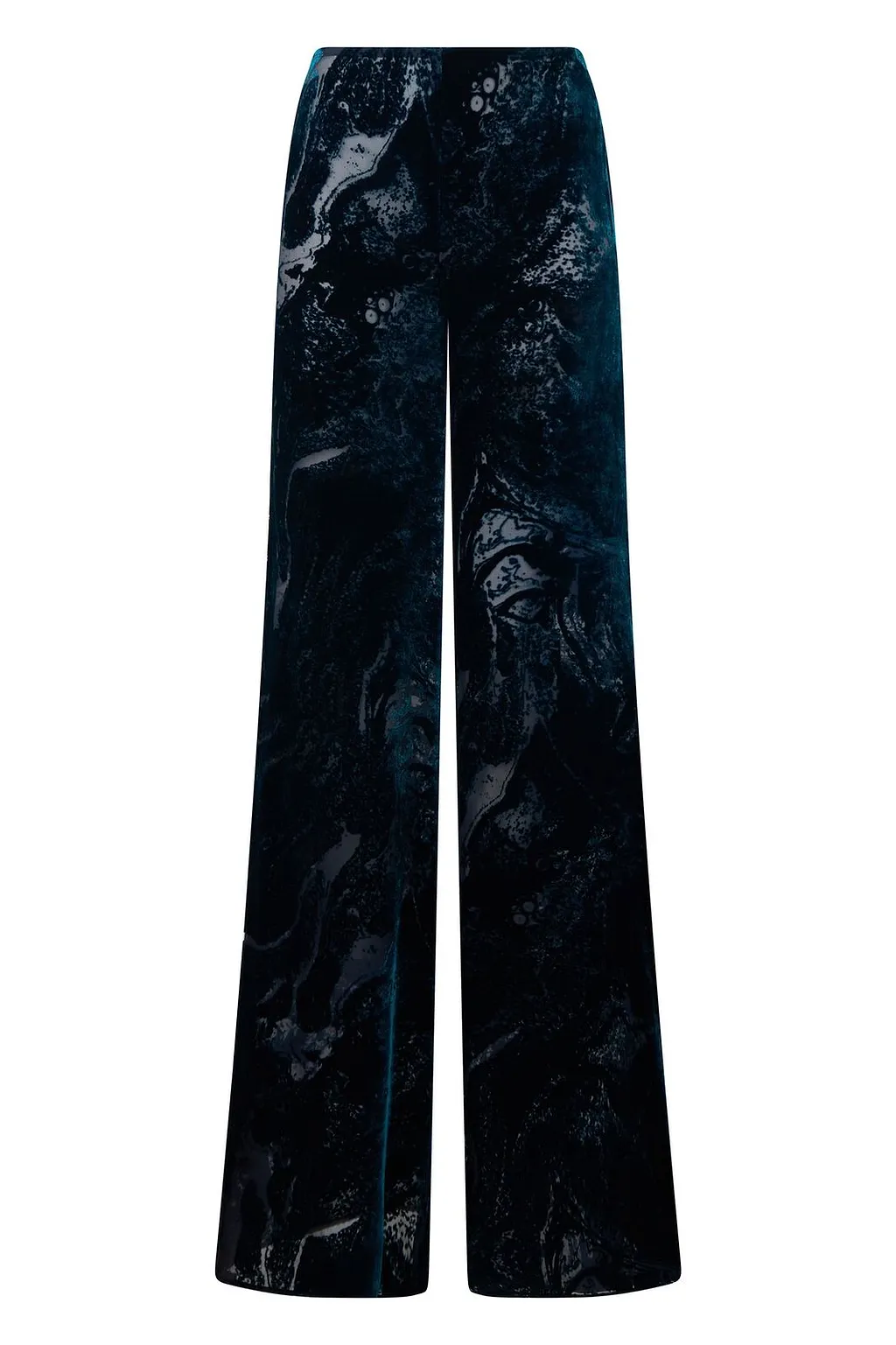 Alberta Ferretti Wide-Leg Patterned Pants