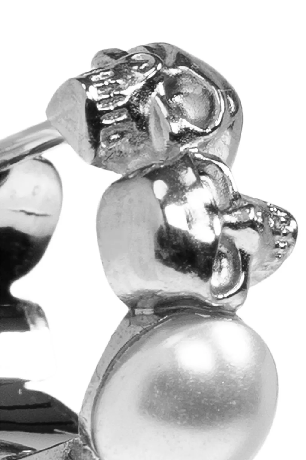 Alexander Mcqueen Skull Embellished Earring