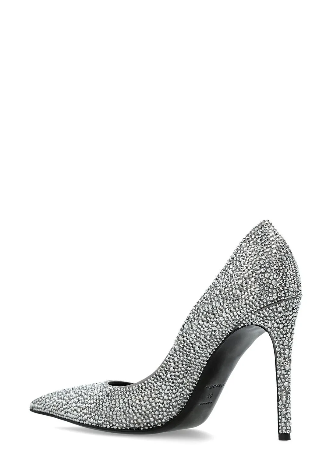 Alexander Mcqueen Skull Crystal Pumps
