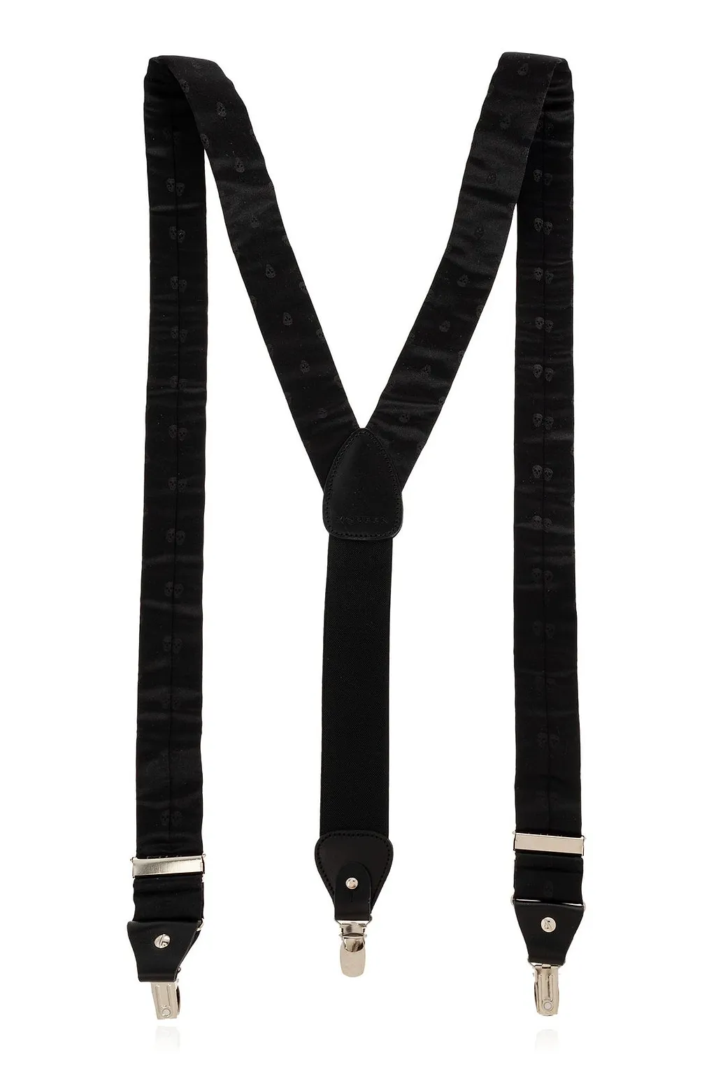 Alexander Mcqueen Skull Jacquard Suspenders