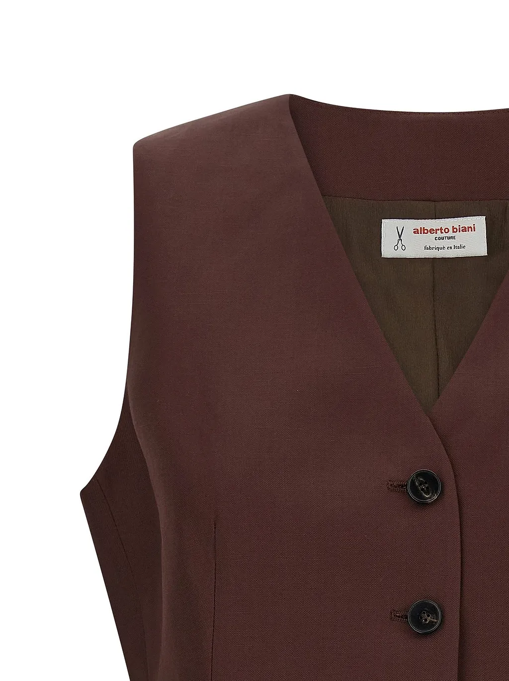 Alberto Biani Asymmetric Tailored Vest