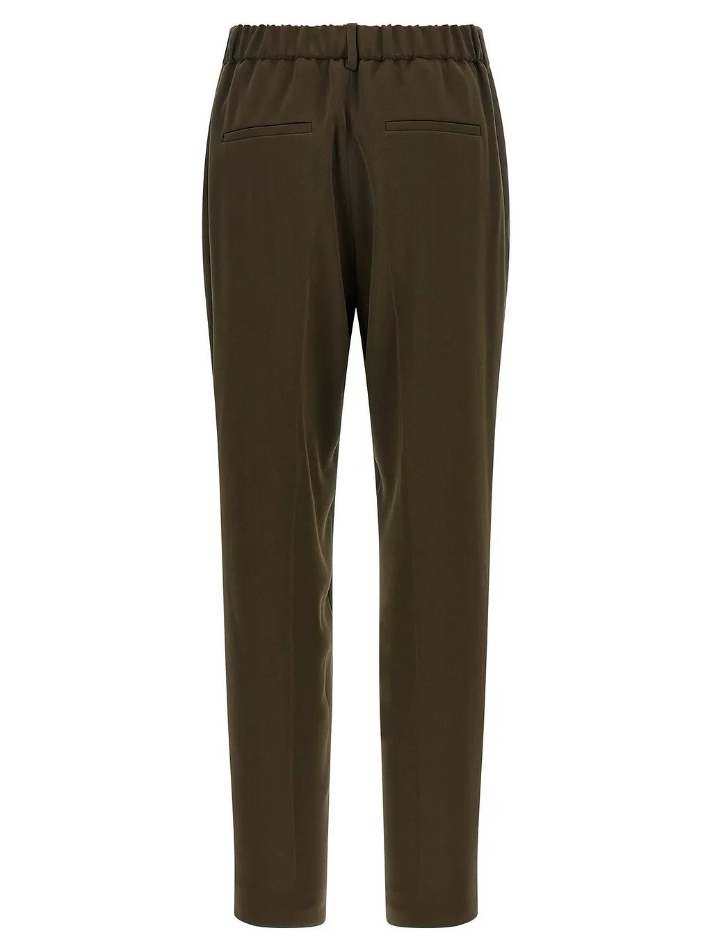 Alberto Biani Crepe Straight-Leg Pants