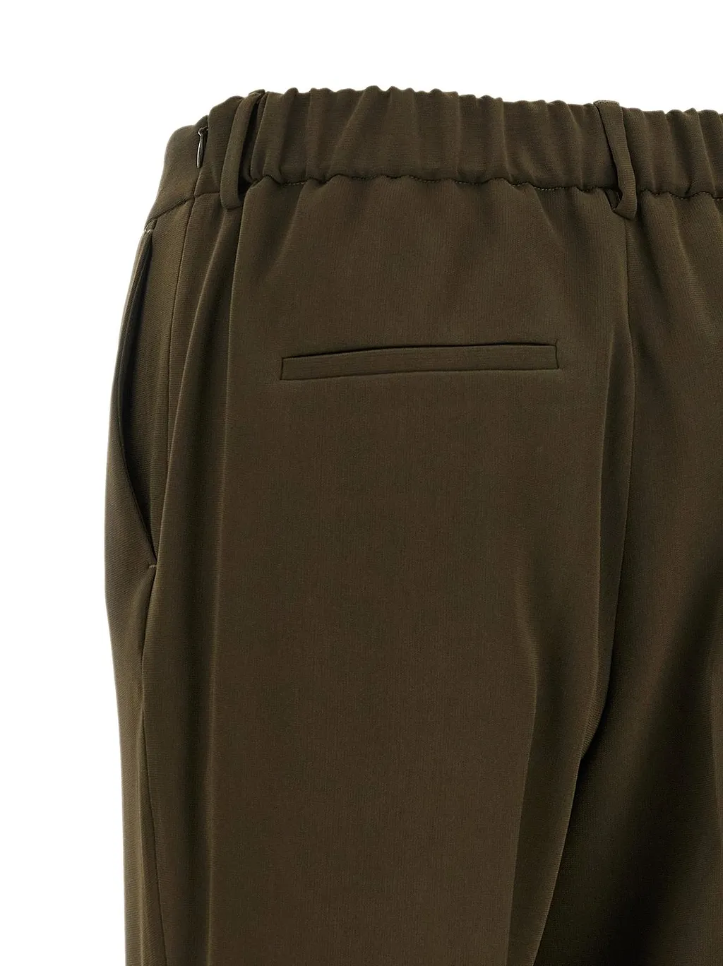 Alberto Biani Crepe Straight-Leg Pants