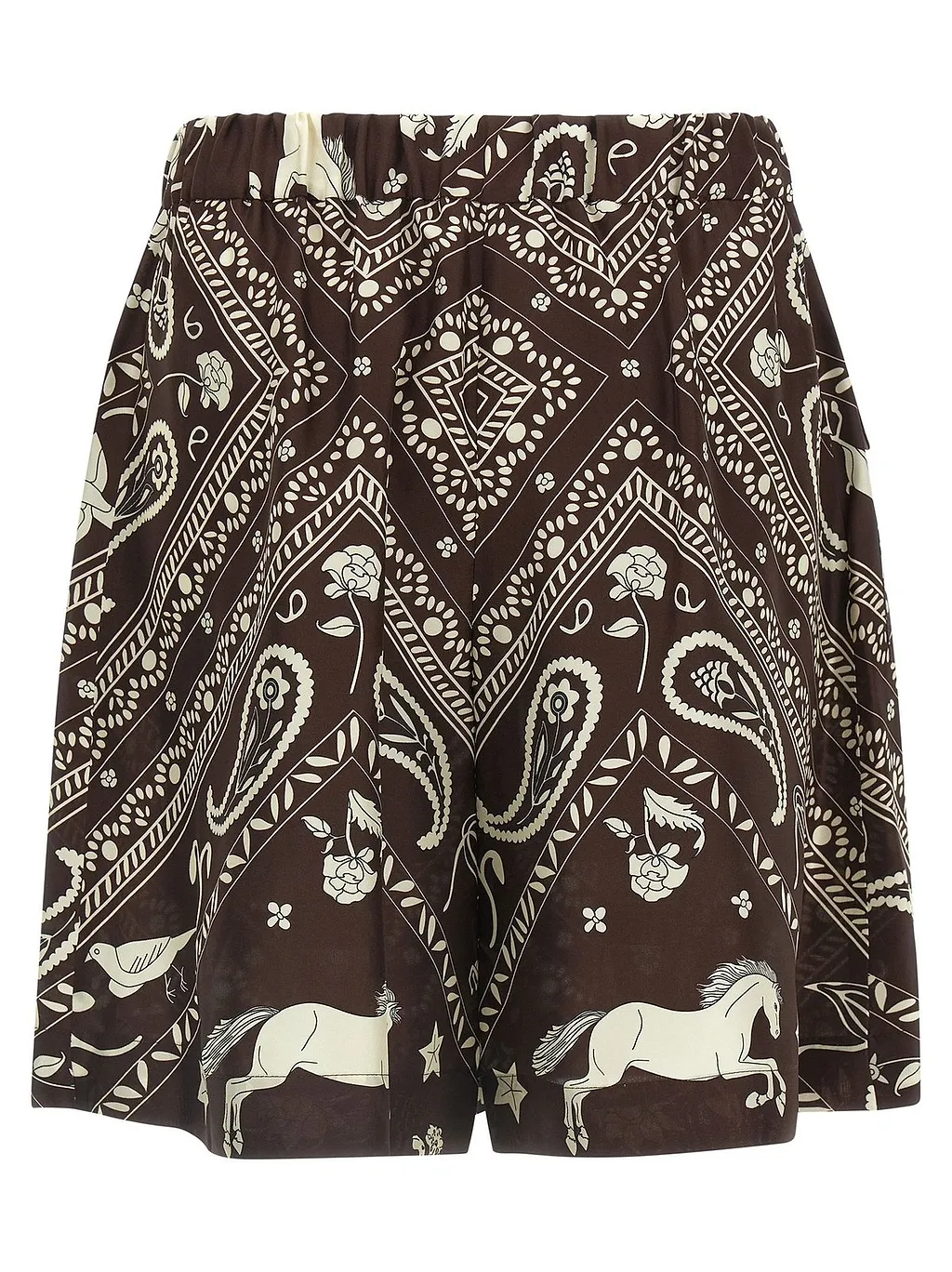 Alberto Biani Bandana Print Bermuda Shorts