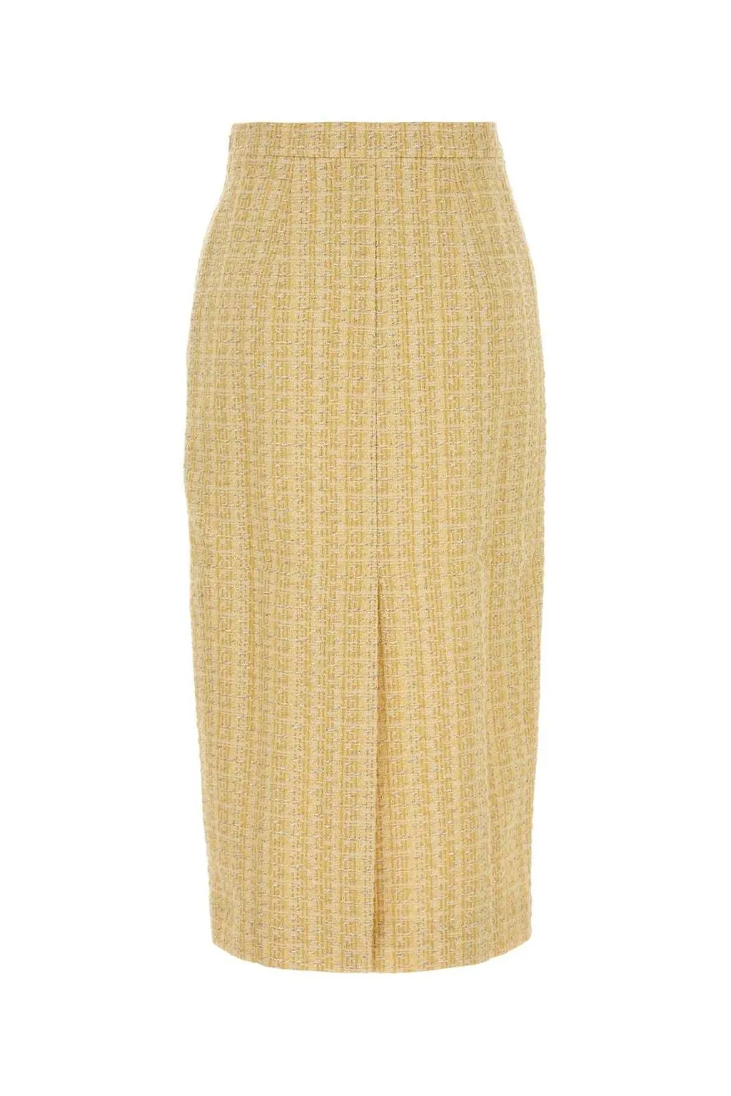 Alessandra Rich Sequin Tweed Midi Skirt