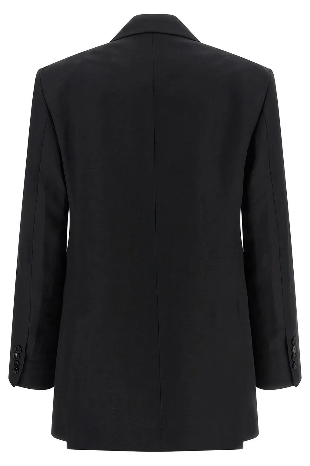 Alberto Biani Double-Breasted Peak-Lapel Blazer