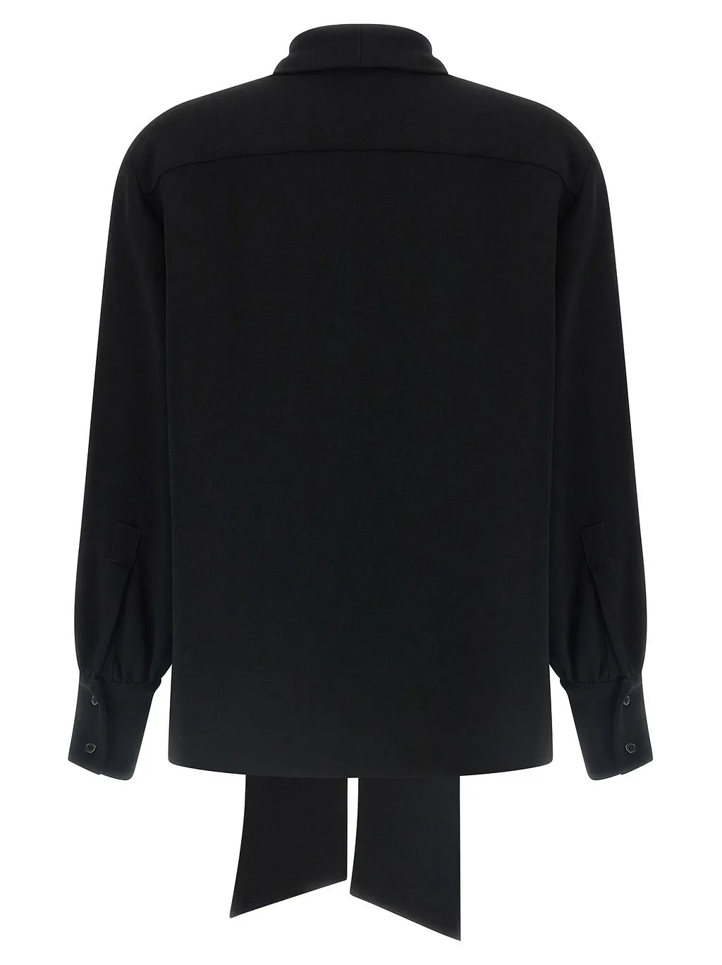 Alberto Biani Lavalliere Neck V-Neck Top