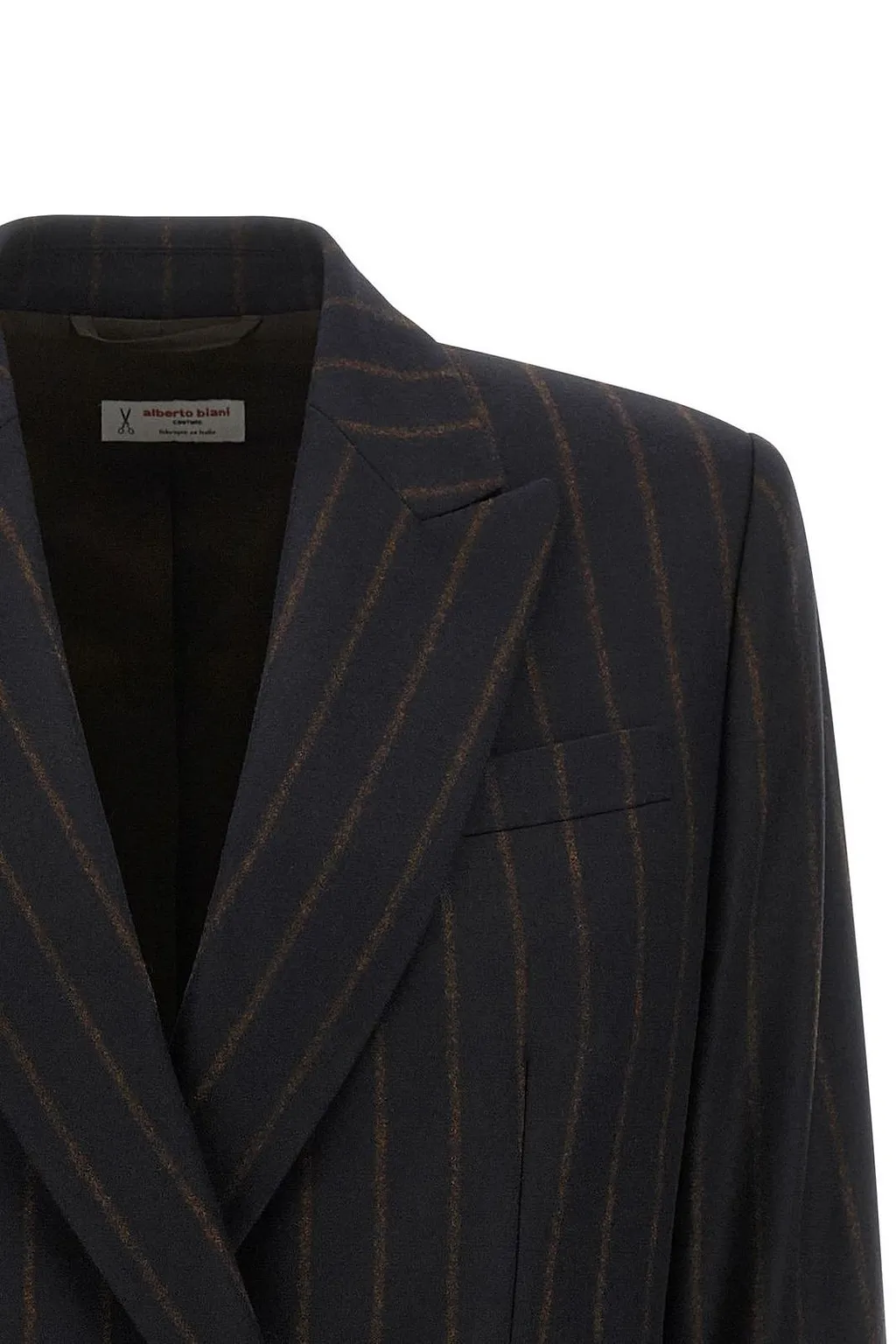 Alberto Biani Pinstripe Double-Breasted Blazer