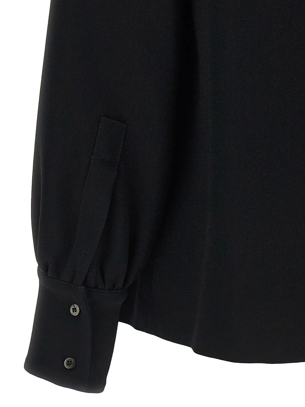 Alberto Biani Lavalliere Neck V-Neck Top