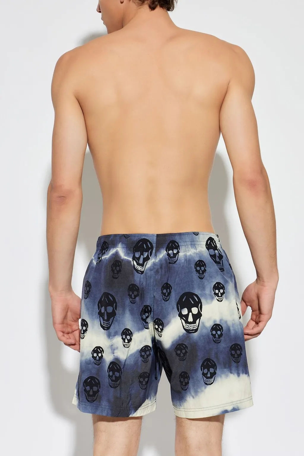 Alexander Mcqueen Skull Printed Swim Shorts