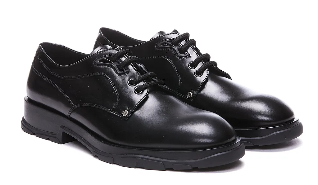 Alexander Mcqueen Slim Tread Lace-Up Shoes