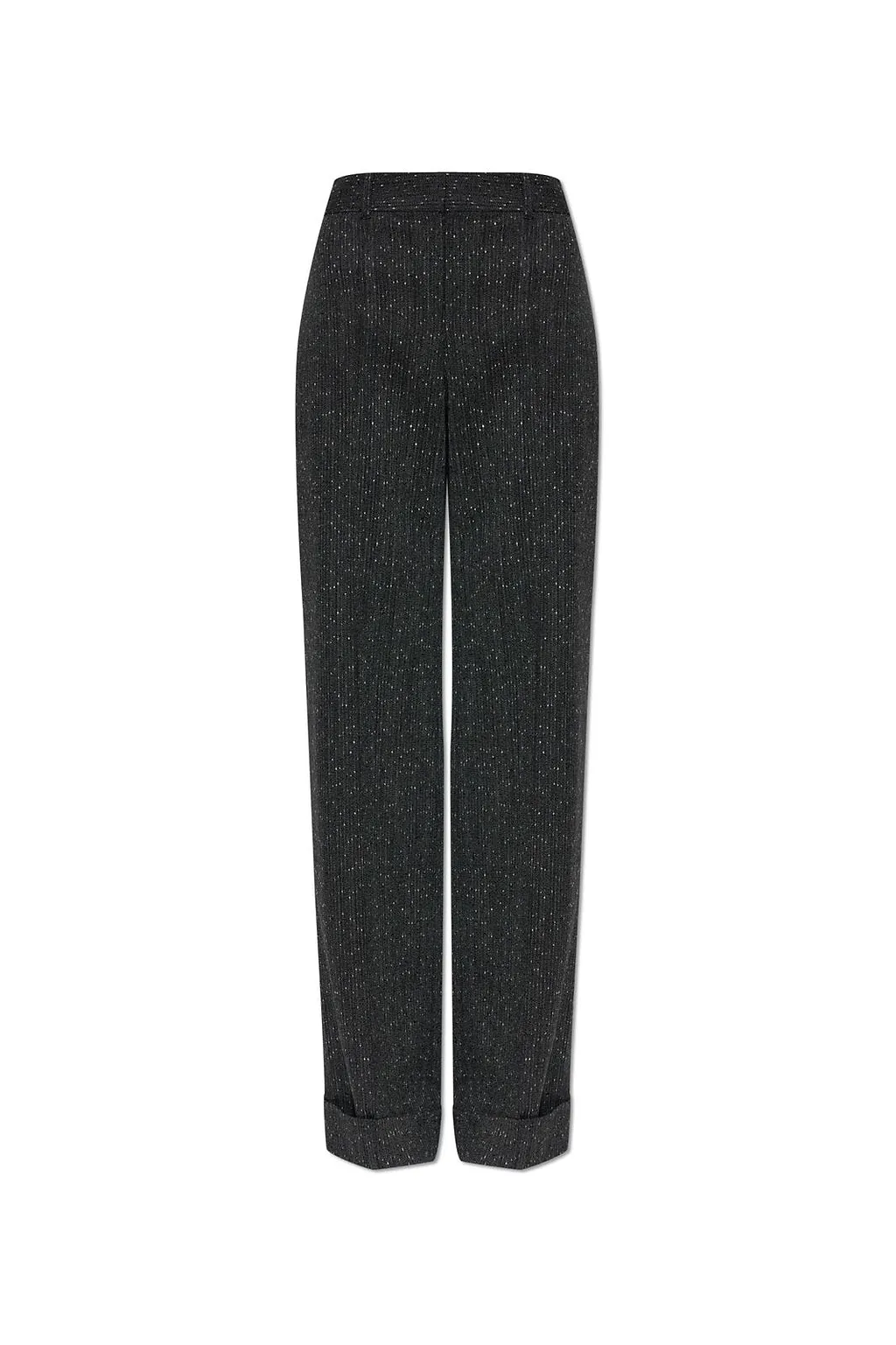 Alexander Mcqueen Speckled Pintuck Pants