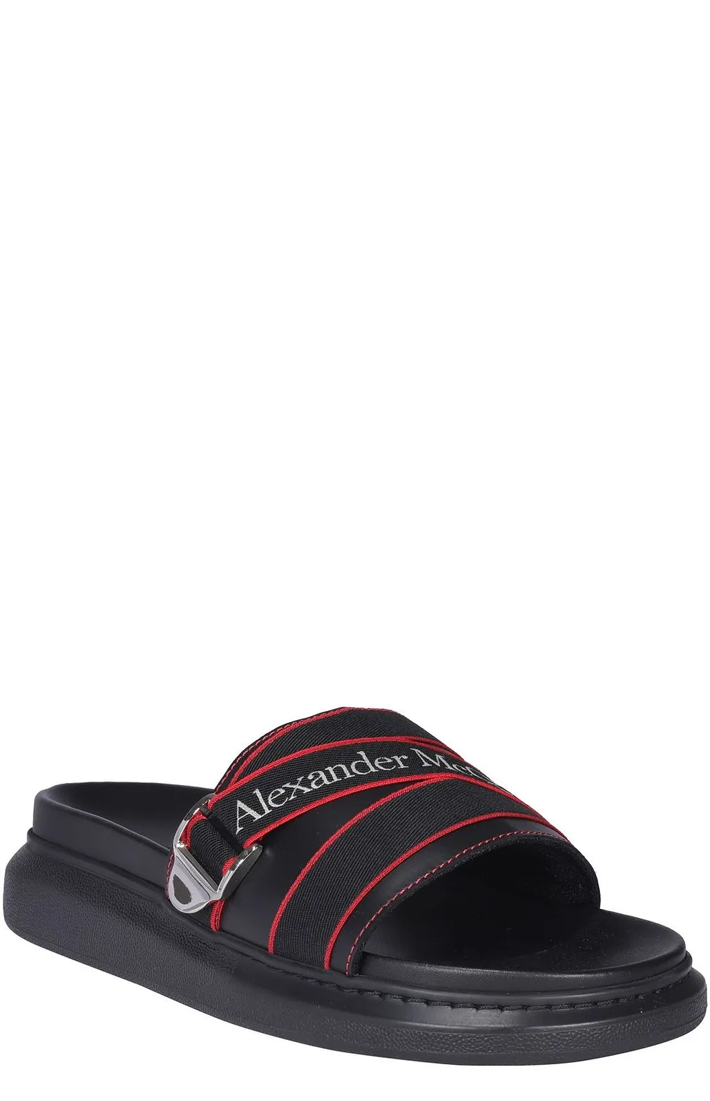 Alexander Mcqueen Strap Logo Detailed Sandals
