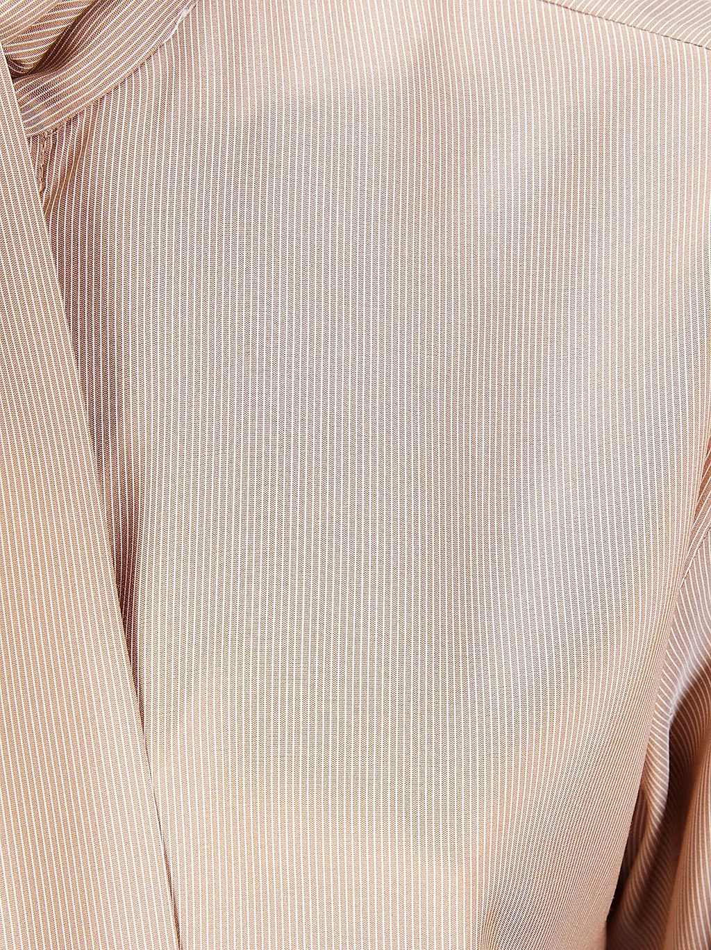 Alberto Biani Tie-Neck Striped Shirt