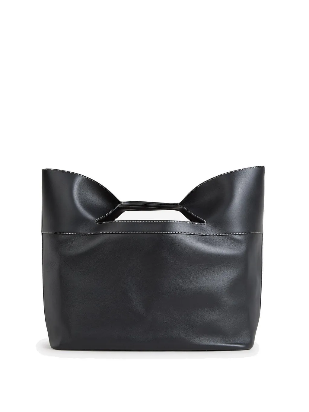 Alexander Mcqueen The Bow Logo Printed Tote Bag