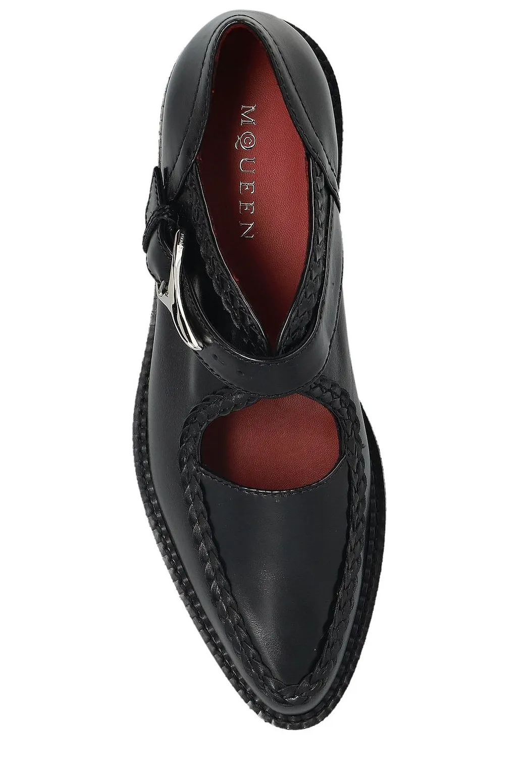 Alexander Mcqueen Wishbone Creeper Flat Shoes
