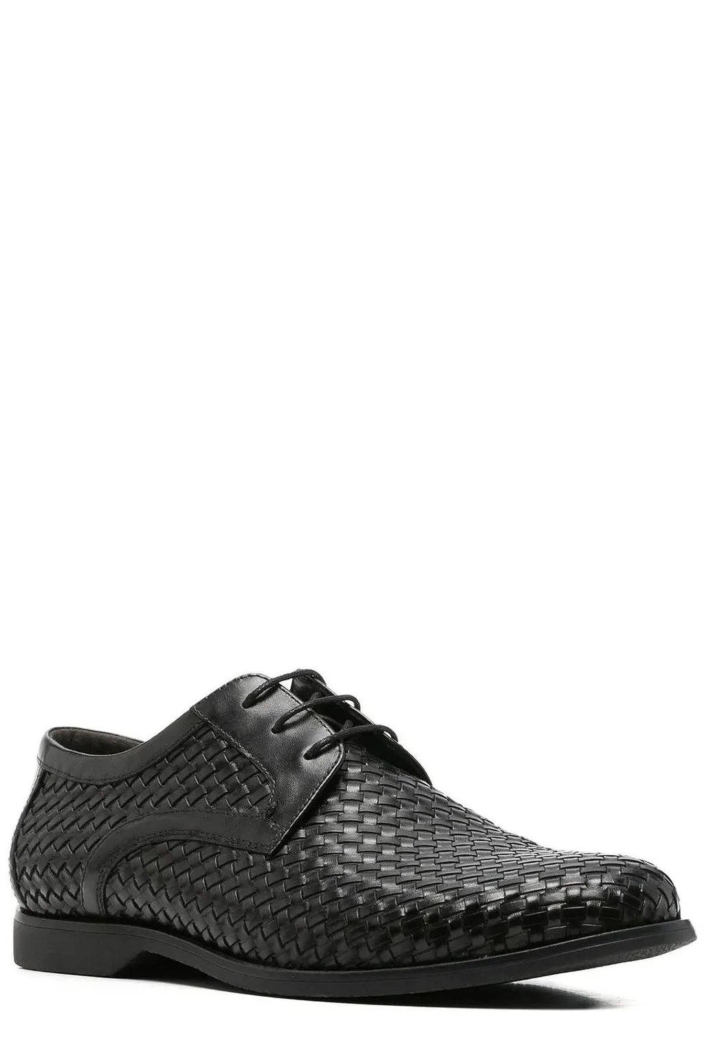 Alberto Gozzi Woven Derby Shoes