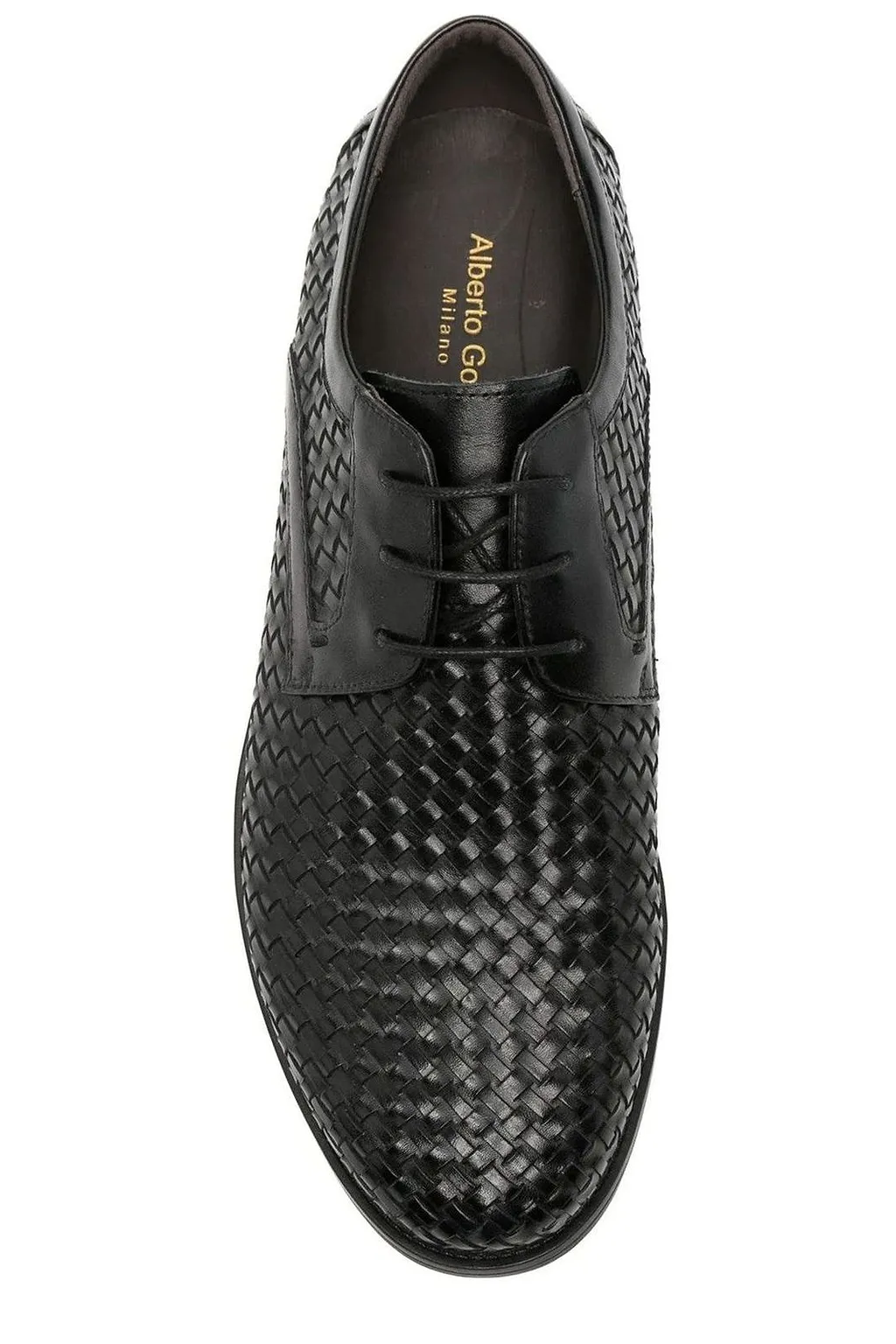 Alberto Gozzi Woven Derby Shoes