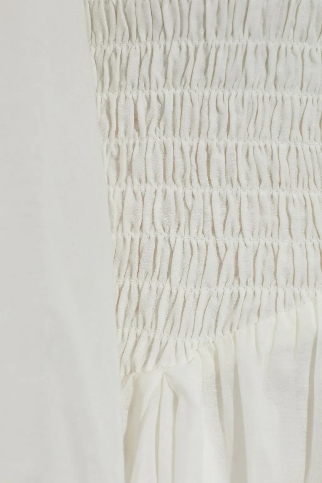 Allsaints Chia Smocked Mini Dress