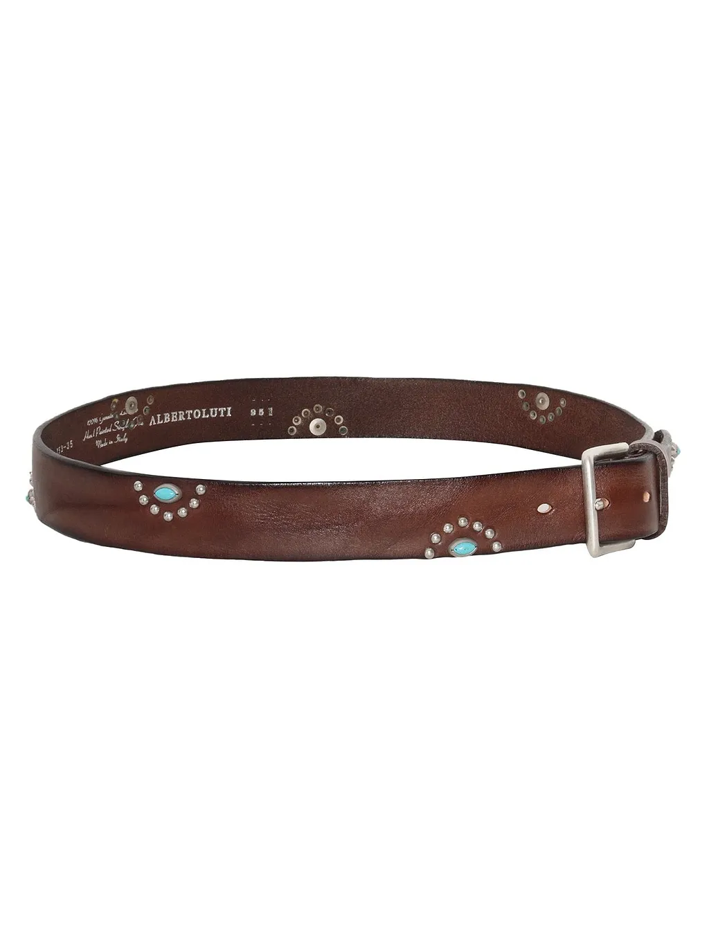 Alberto Luti Stud Embellished Belt