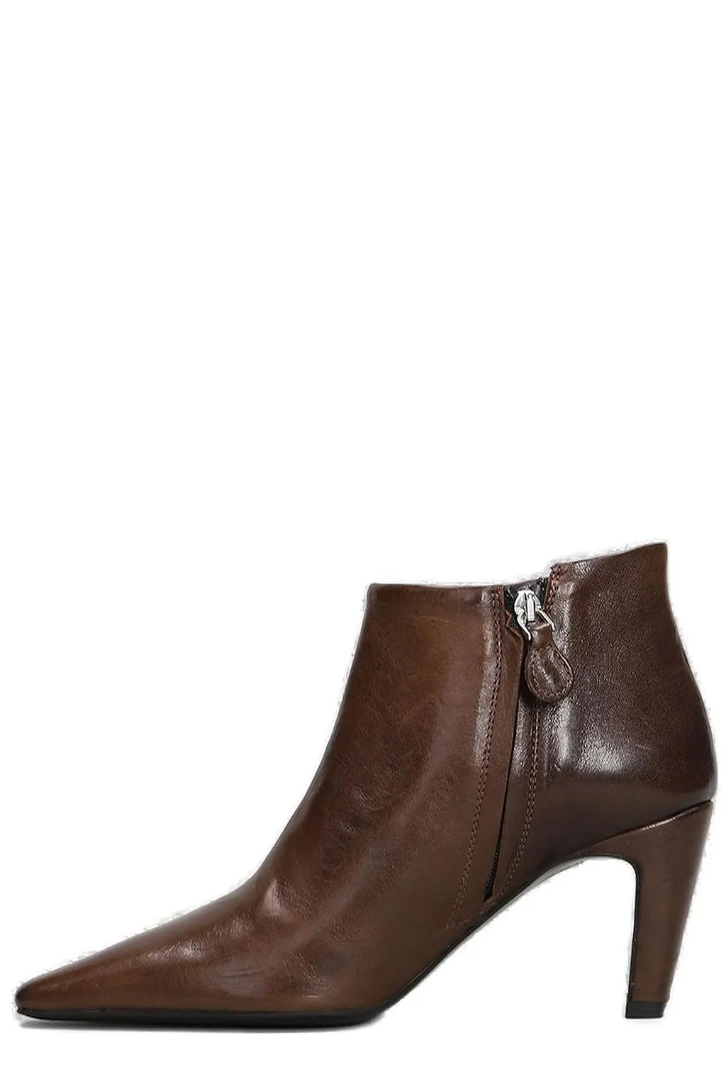 Alchimia Pointed-Toe Zipped Ankle Boots