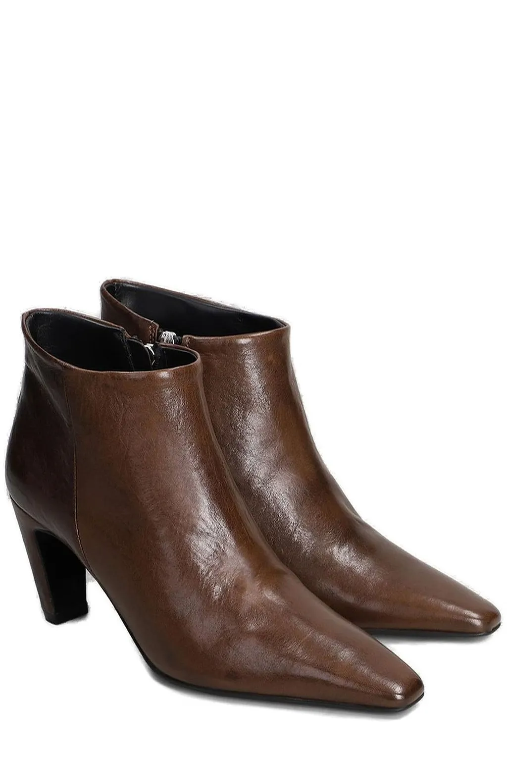 Alchimia Pointed-Toe Zipped Ankle Boots