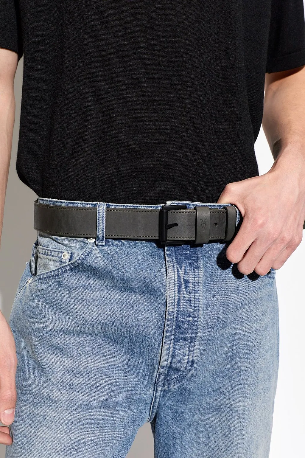 Allsaints Classic Leather Belt
