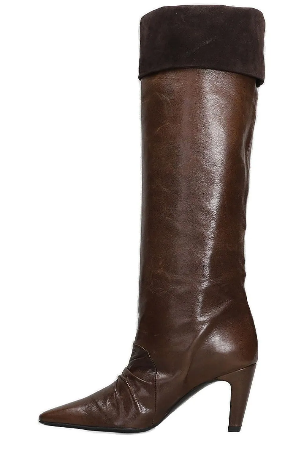Alchimia Ruched Pointed Toe Boots