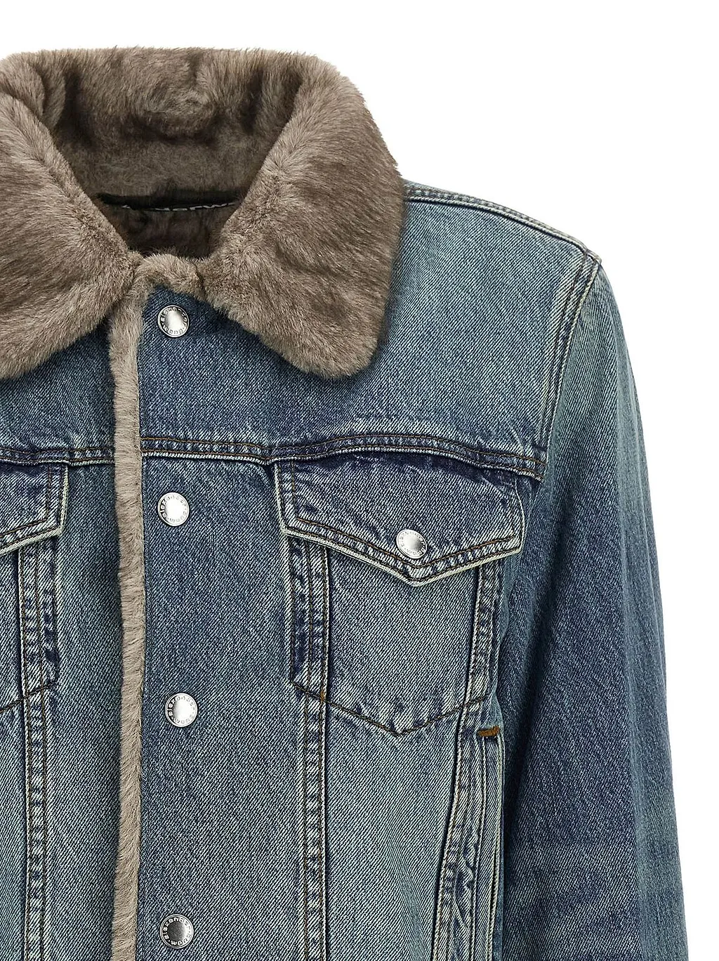 Alexander Wang Button-Up Denim Jacket