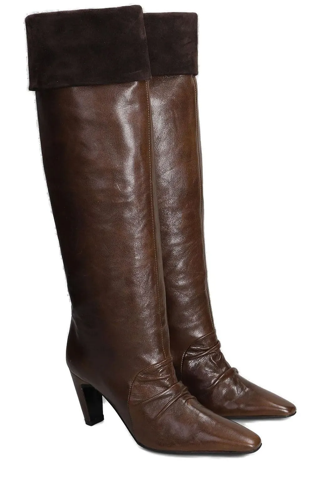 Alchimia Ruched Pointed Toe Boots
