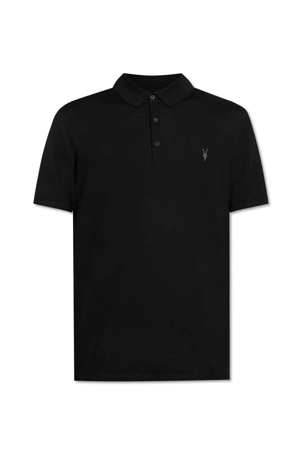 Allsaints Classic Embroidered Polo Shirt