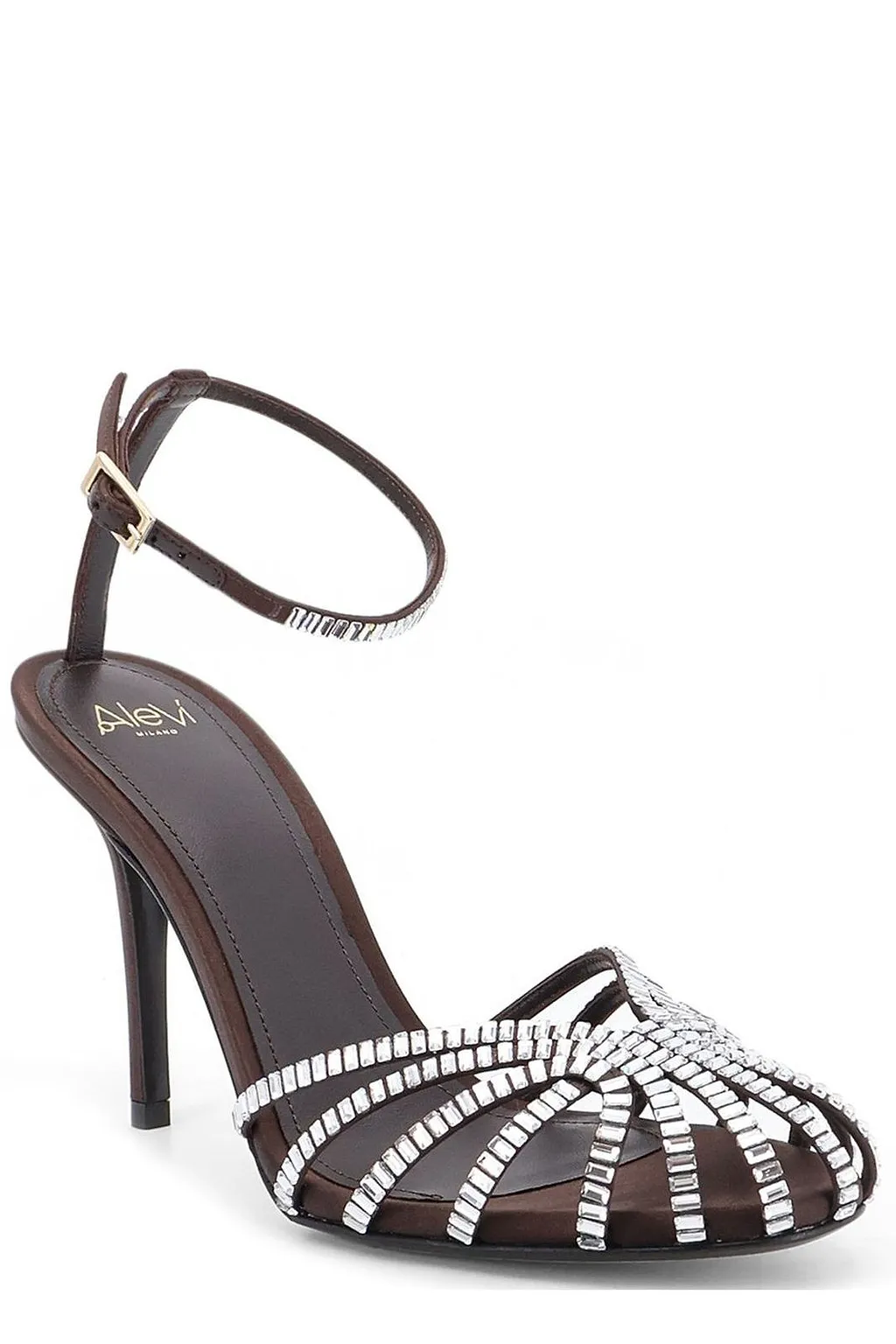 Aleví Milano Embellished Almond Toe Sandals