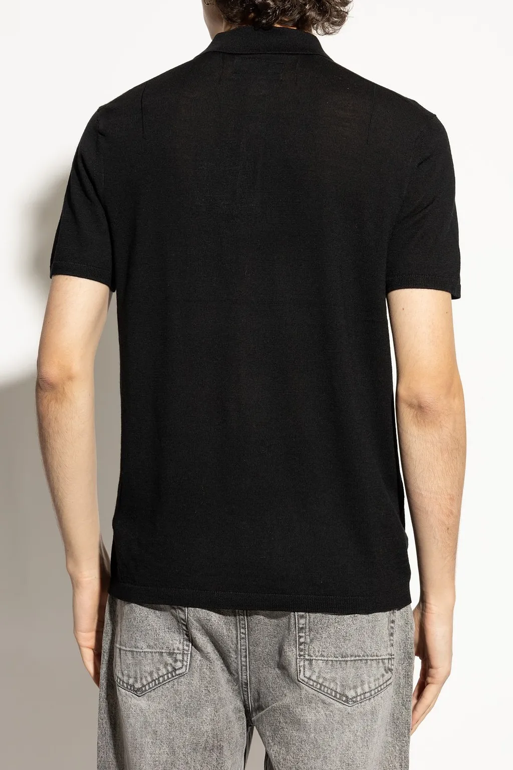 Allsaints Classic Embroidered Polo Shirt