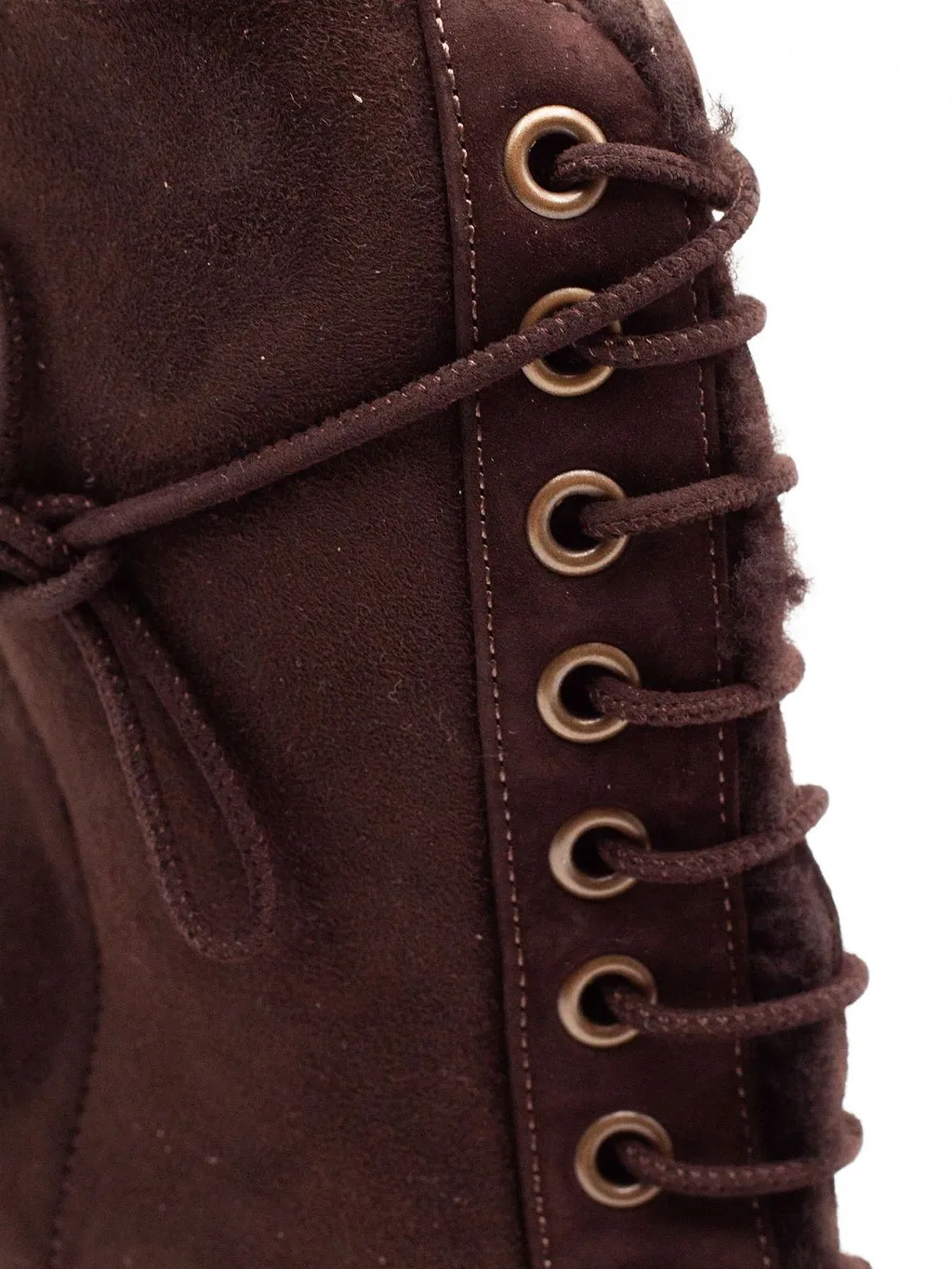 Aleví Milano Tapered Toe Lace-Up Ankle Boots